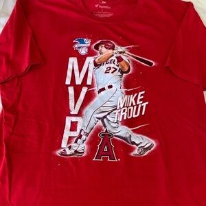 Fanatics Red Baseball Graphic Tee